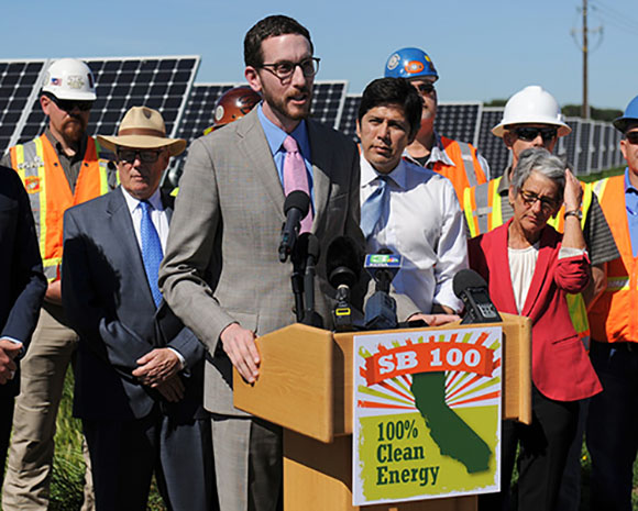 Senator Wiener at Press Conference