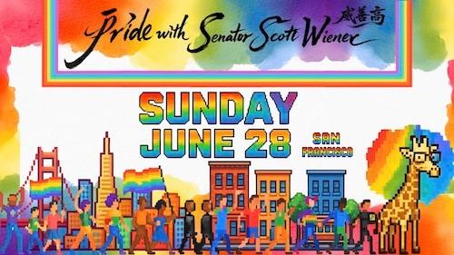 Senator Wiener's San Francisco Pride Image, June 28, 2026
